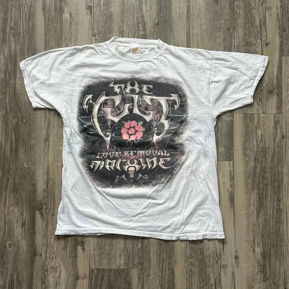 Vintage 1987 The Cult Electric Tour 1987 Concert Band T Shirt